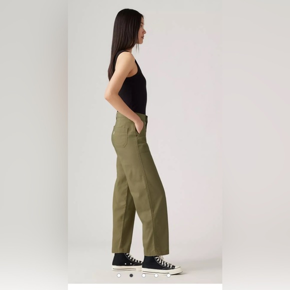 Levi’s Utility Women’s Pants in Olive Night Green , size 30 - Picture 12 of 13